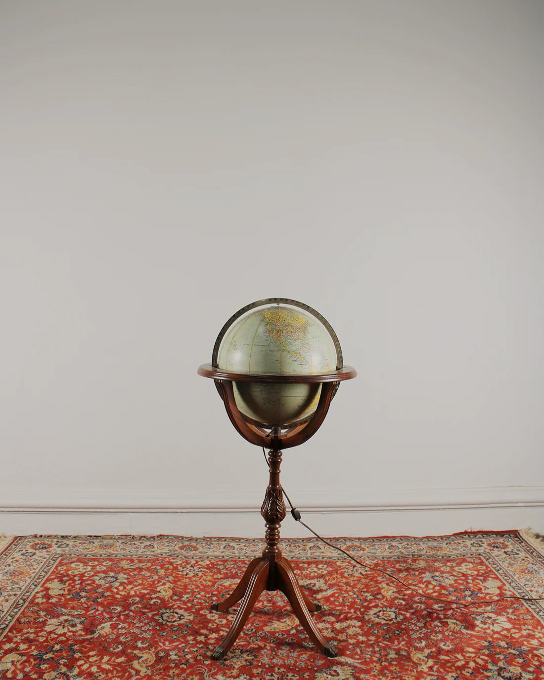 Globo Terráqueo Vintage Iluminado | Casa Perlo