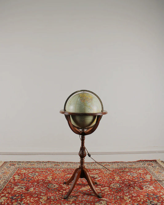 Globo Terráqueo Vintage Iluminado | Casa Perlo