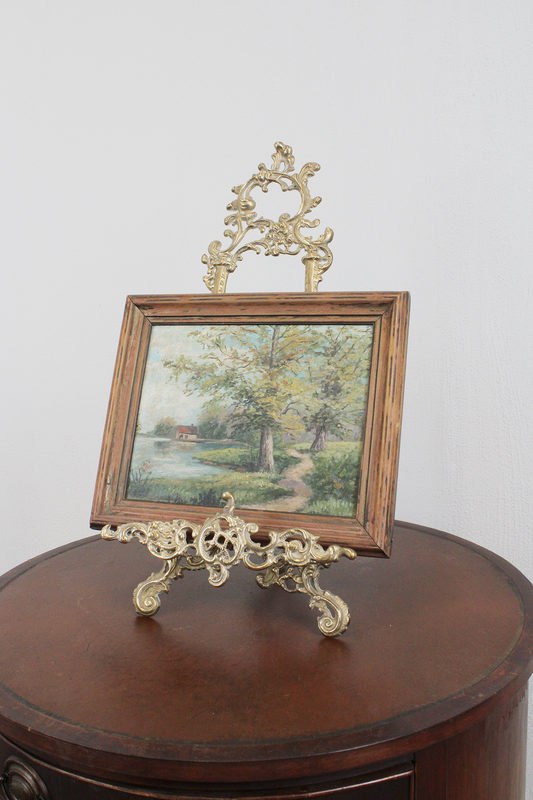 atril de laton vintage