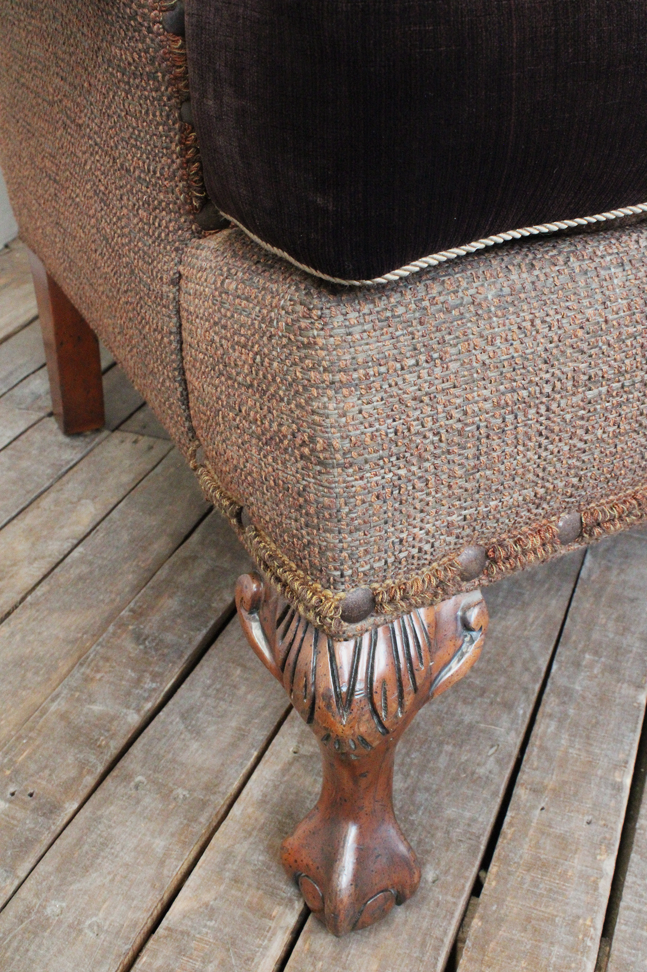 sillon vintage de piel